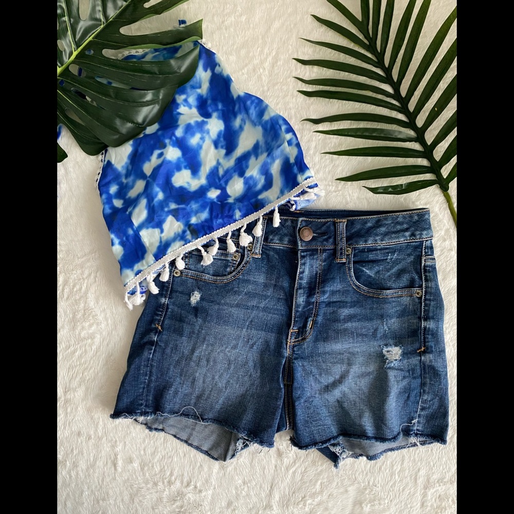 American Eagle hi rise shorts